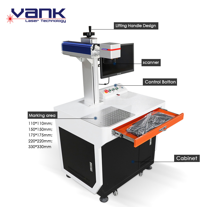 Vanklaser-Desktop Fiber Laser Marking Machine 