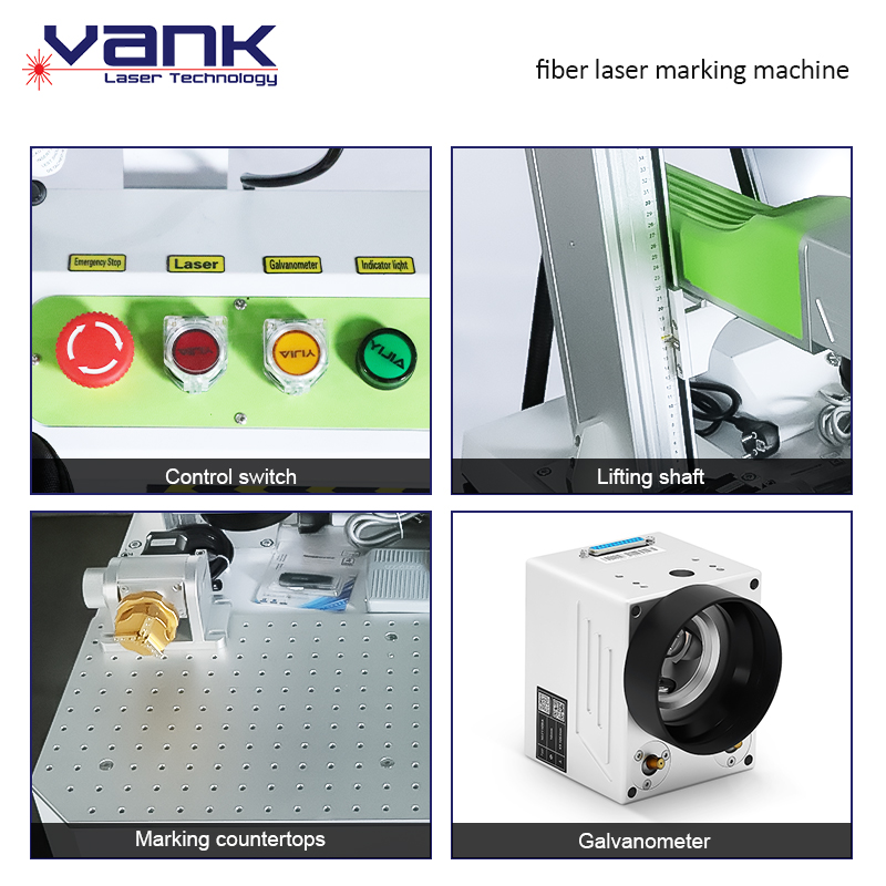 Vanklaser-50w Desktop Fiber Laser Marking Machine 