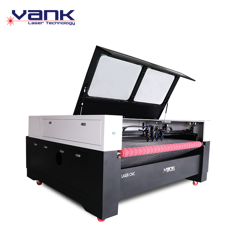 VankCut-1810 Fabric Laser Cutting Machine 4 heads
